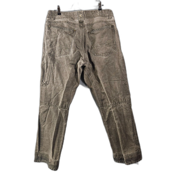 KUHL REBEL 36X32 Coated Cotton Cargo Double Knee Pants Rugged Hunting - Picture 4 of 12